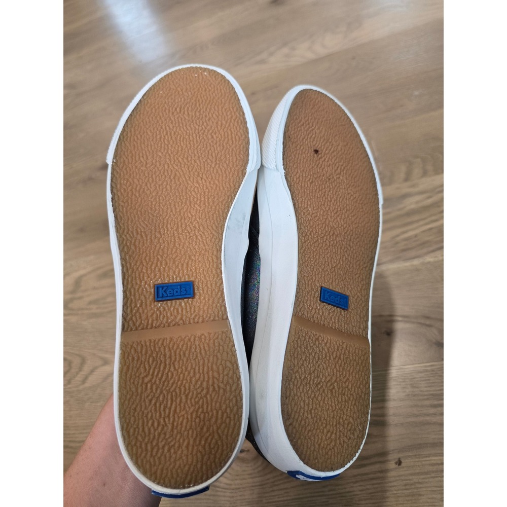 Keds Double Decker Iridescent Metallic Slip On Sneakers Womens 7 Multi H60409 - Picture 6 of 8